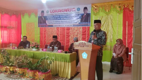 Menyongsong Pembelajaran Deep Learning dan Kurikulum Berbasis Cinta, MTsN 2 Bukittinggi Laksakan Lokakarya